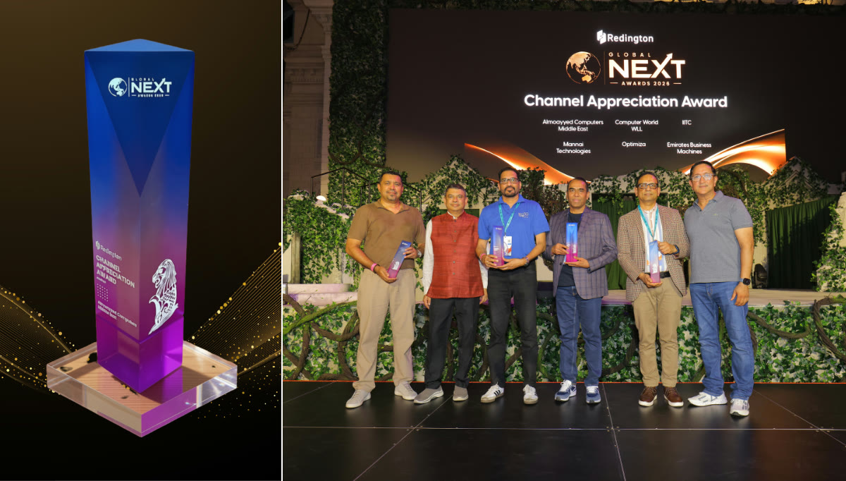 ACME receives the Channel Appreciation Award at the Redington Global NEXT Awards 2026 in Singapore